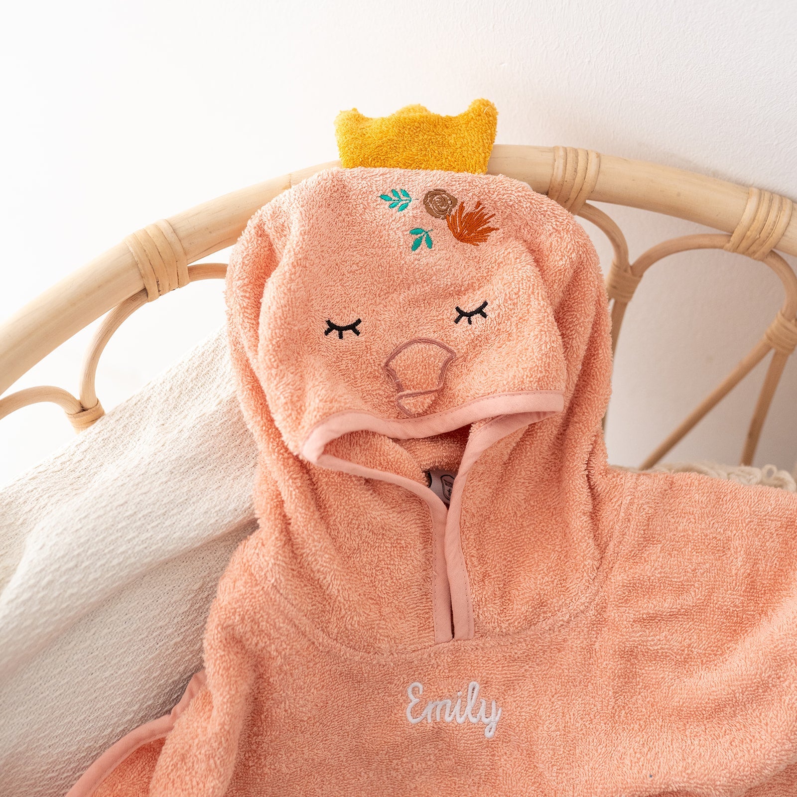 TRYCO Baby Tier Badeponcho Frottee - Koala, Schwan, Leopard, Drache - wunderwunsch