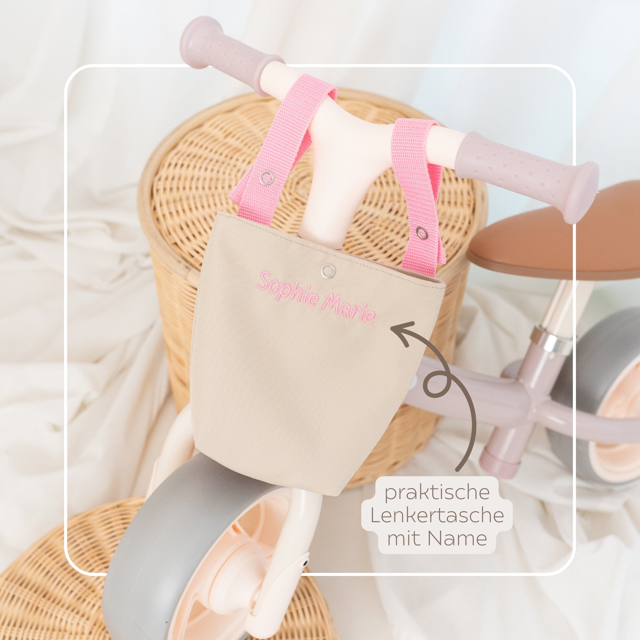 TRYCO Laufrad mit personalisierter Lenkertasche - wunderwunsch