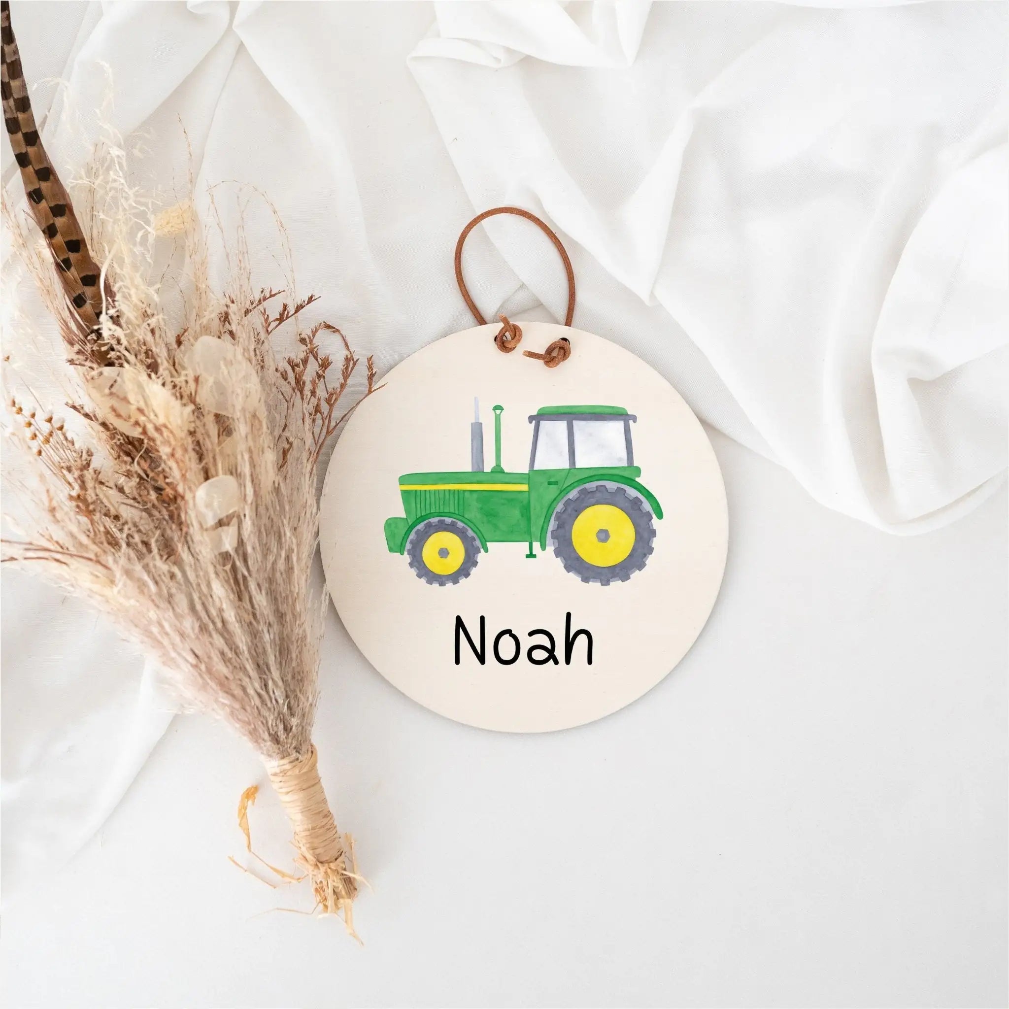 Türschild Kinderzimmer personalisiert - Fahrzeuge Aquarell - wunderwunsch