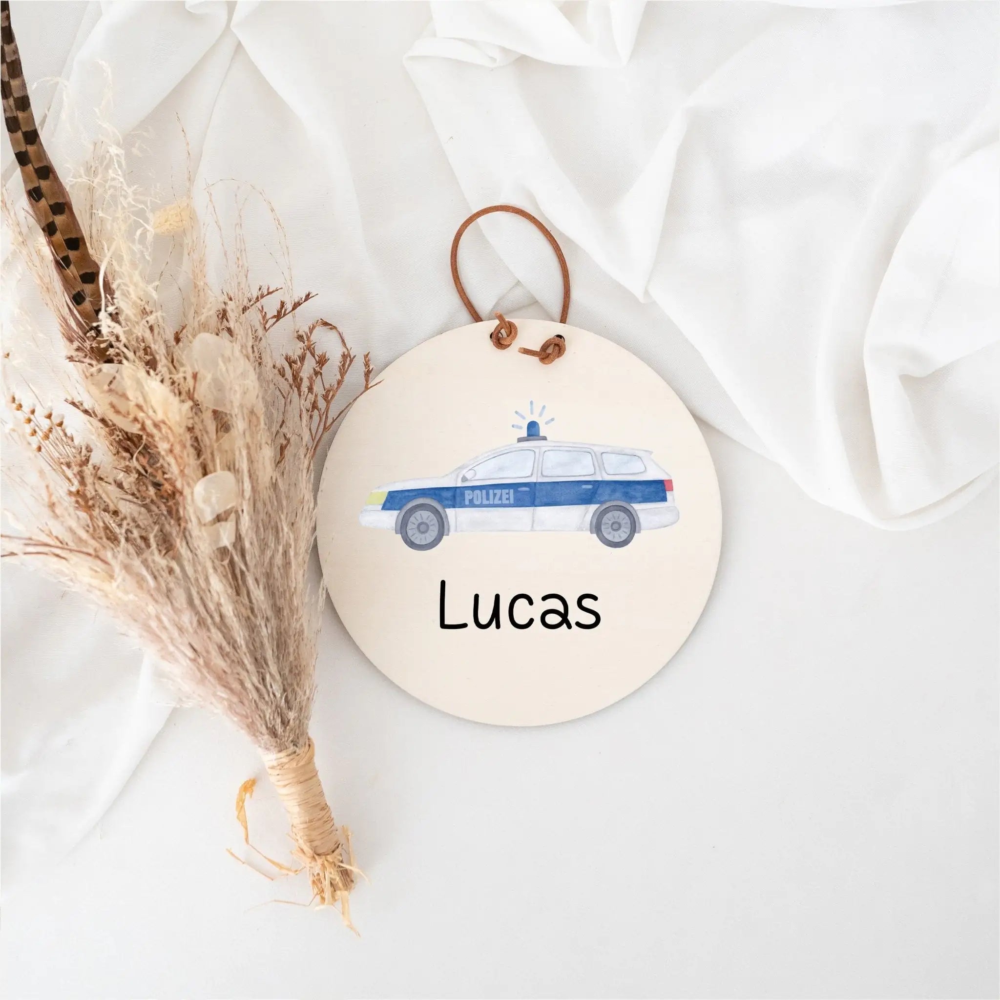 Türschild Kinderzimmer personalisiert - Fahrzeuge Aquarell - wunderwunsch