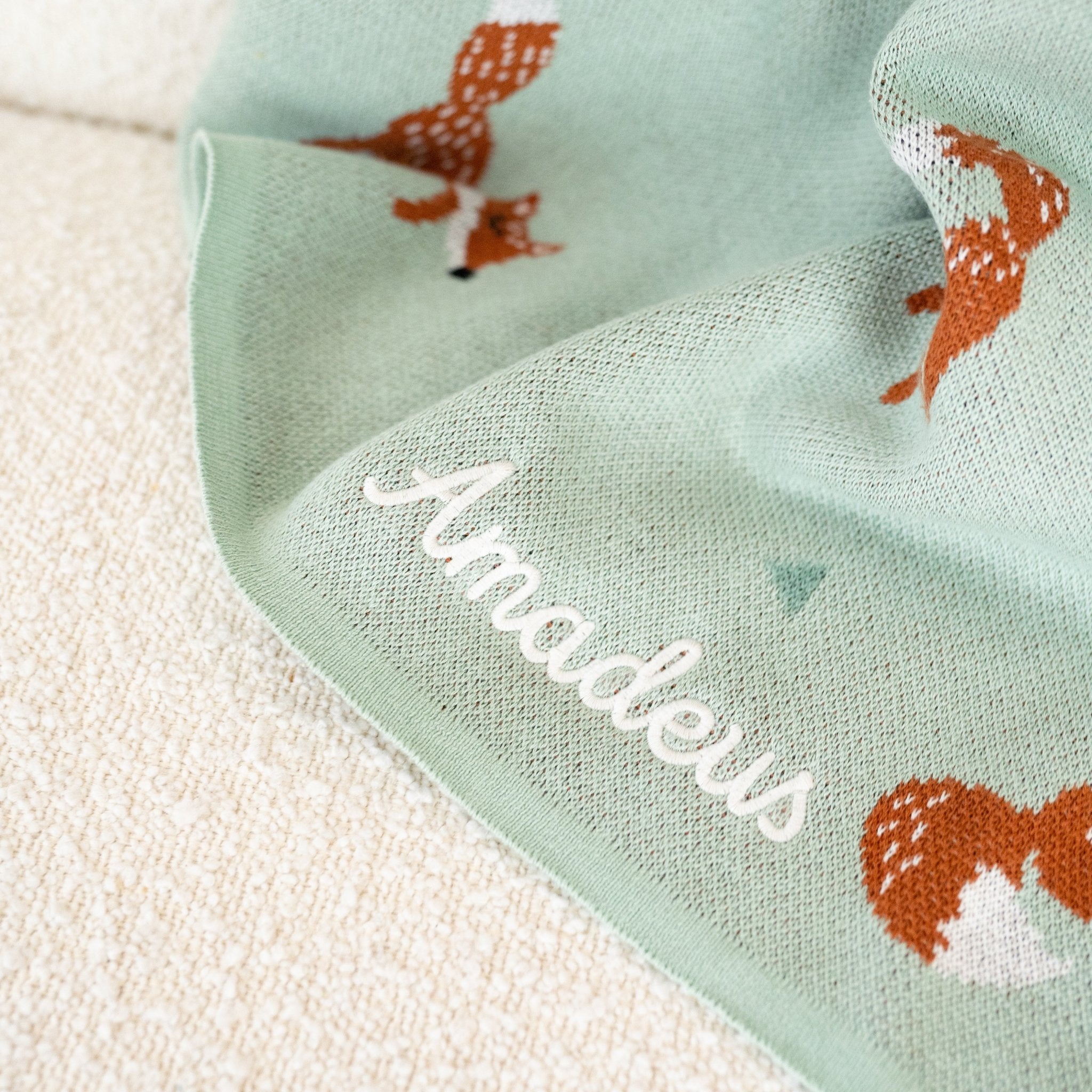 VADOBAG Strickdecke in 4 süßen Designs - wunderwunsch