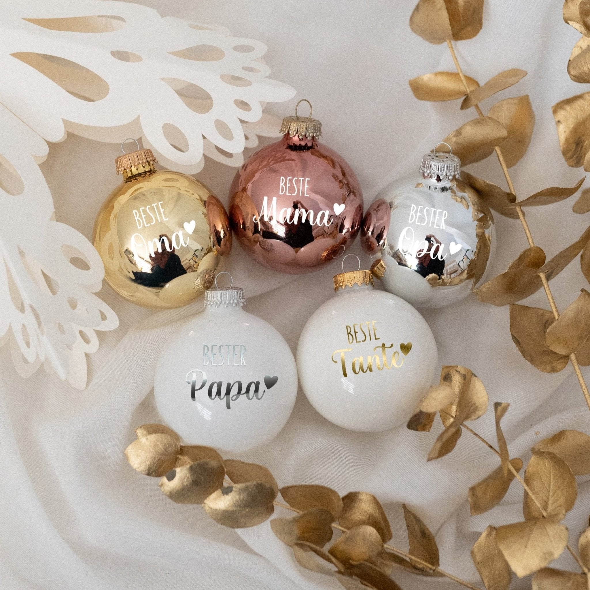 Weihnachtskugel "Beste/r..." glÀnzend - wunderwunsch