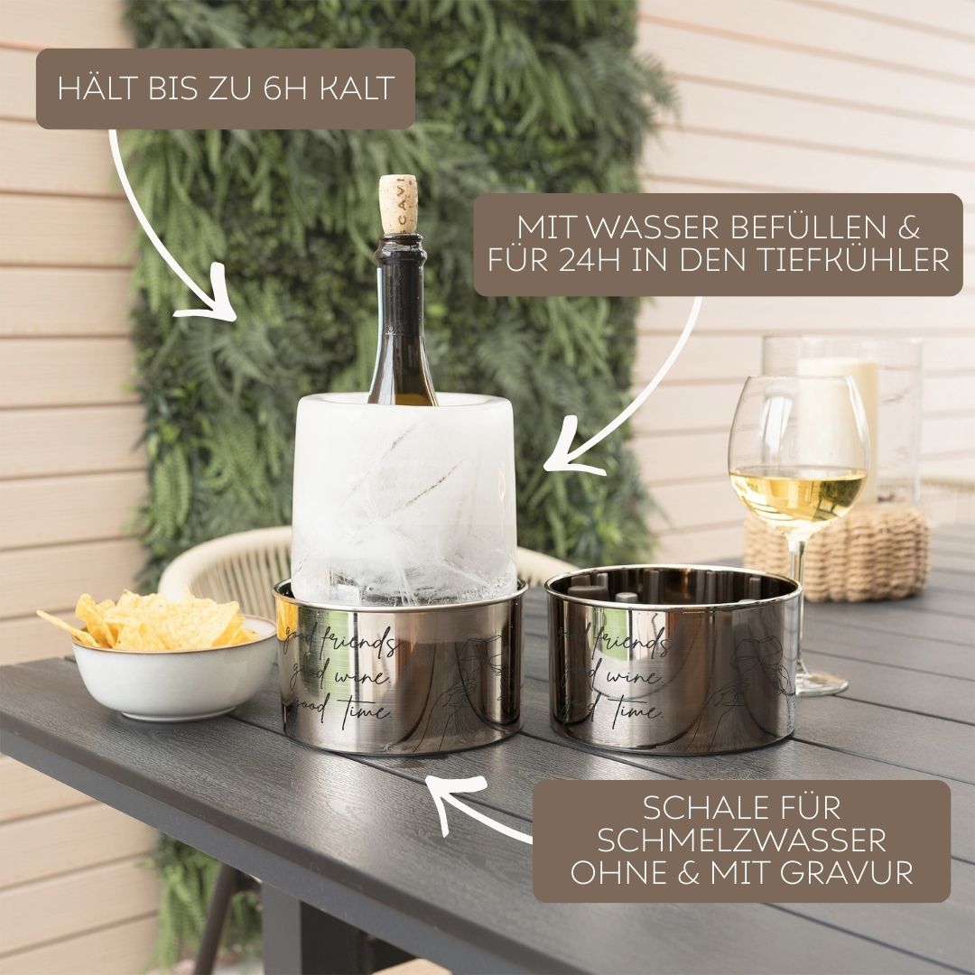Weinkühler - Nice Ice Cooler mit Gravur - wunderwunsch