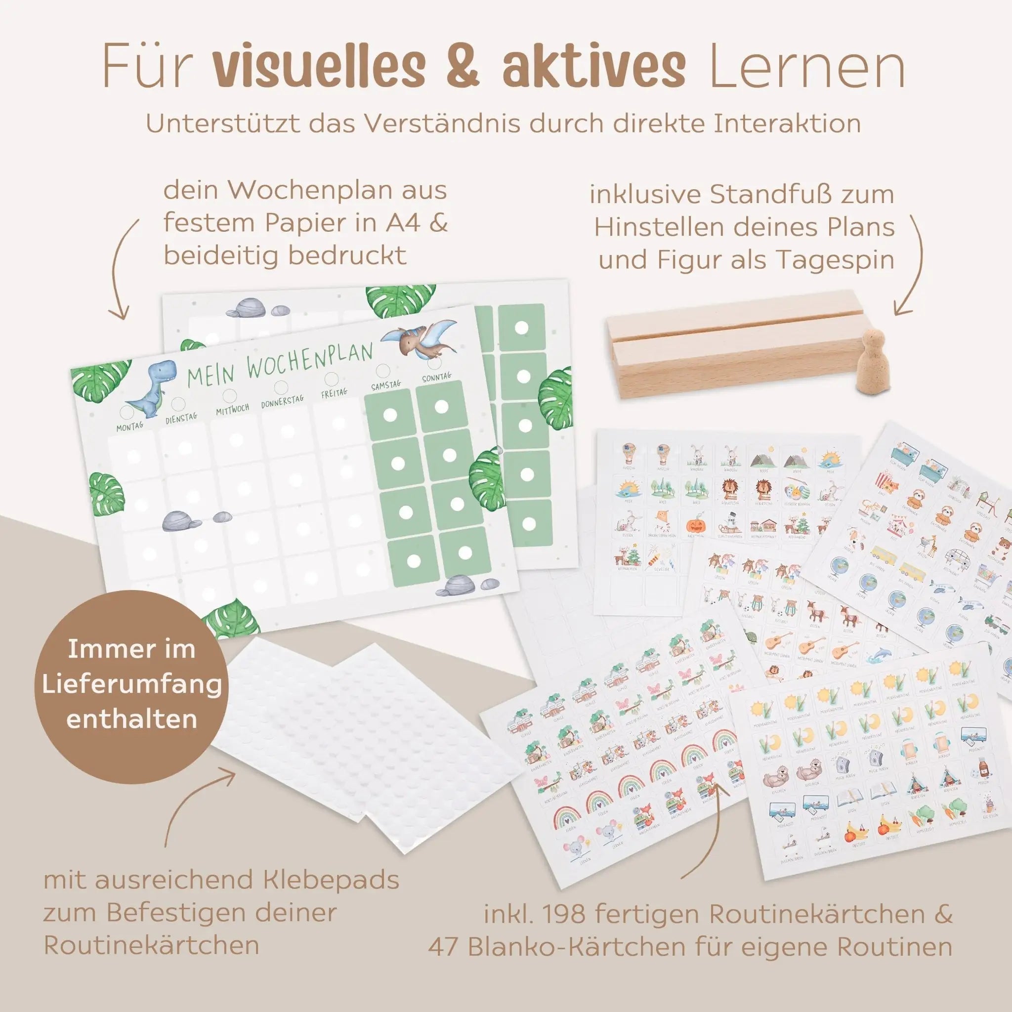 Wochenplan "Dinos" - wunderwunsch