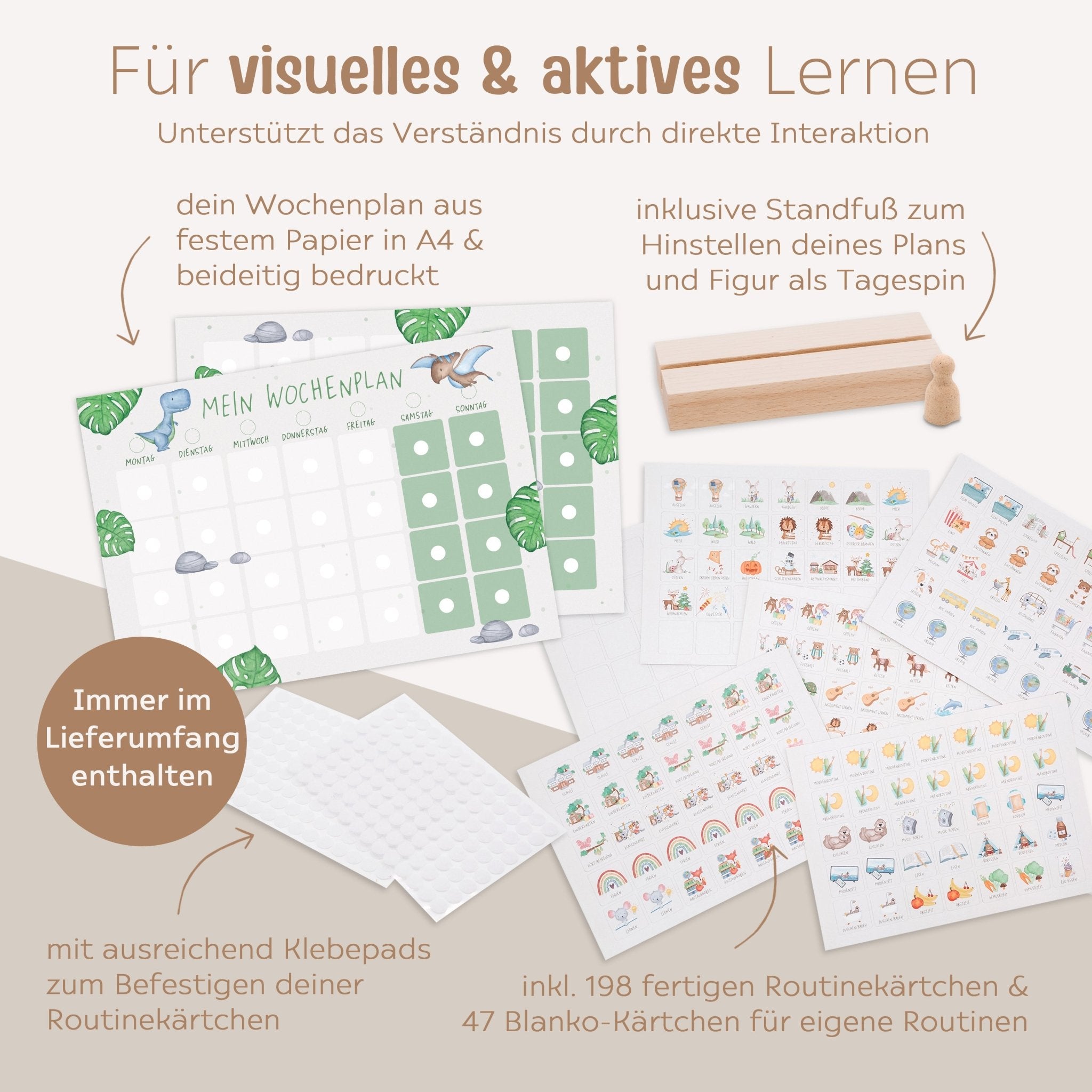 Wochenplan "Dinos" - wunderwunsch