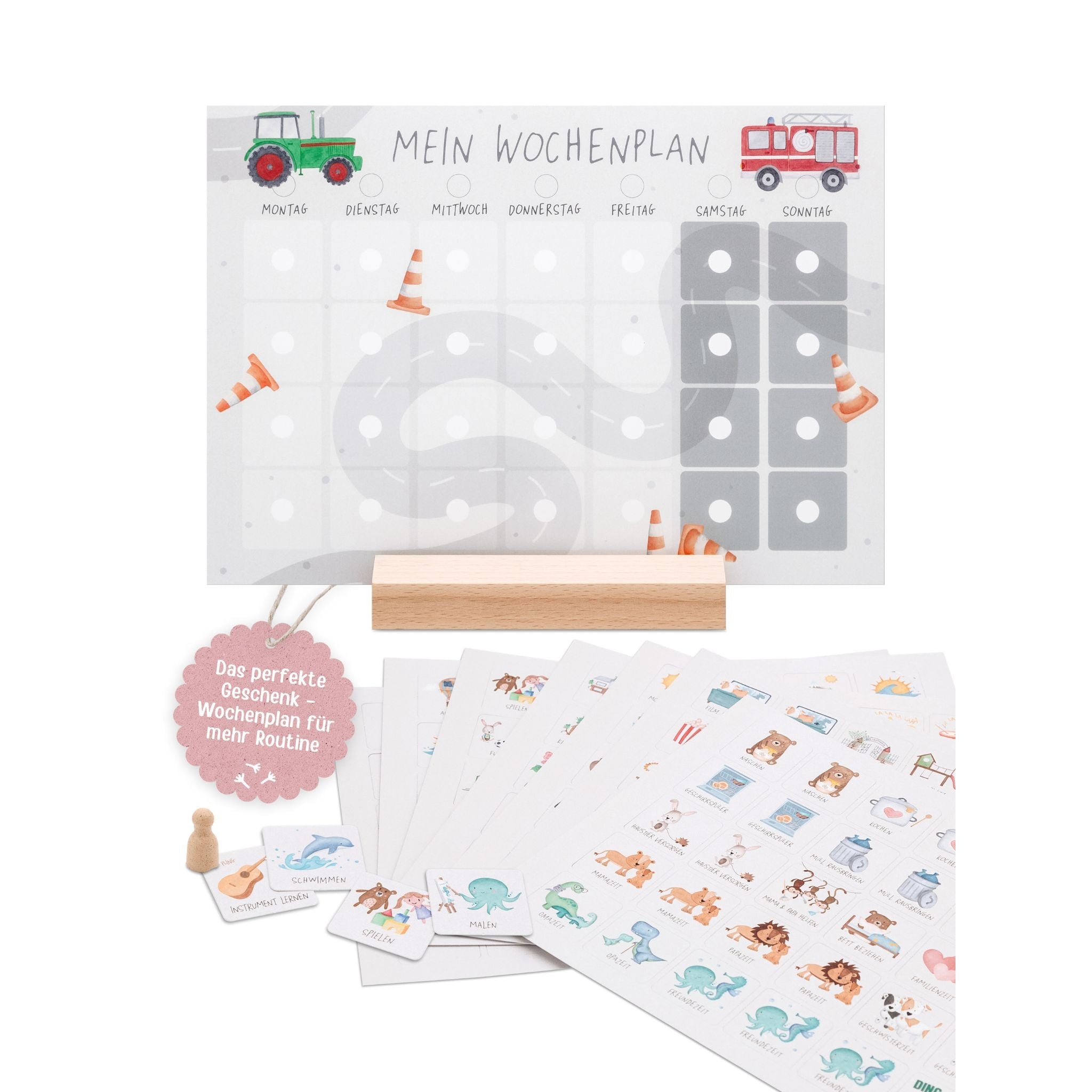 Wochenplan "Fahrzeuge" - wunderwunsch