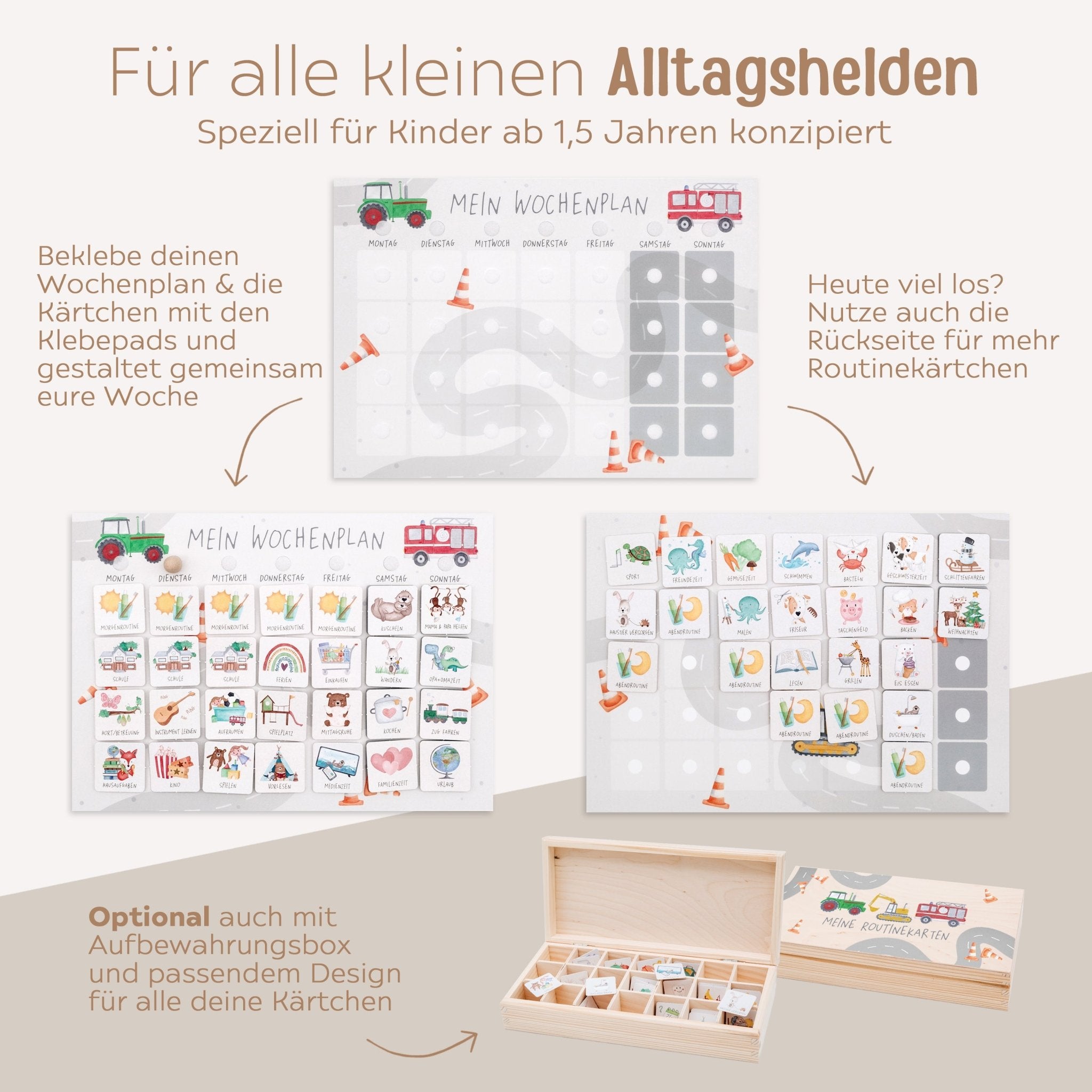 Wochenplan "Fahrzeuge" - wunderwunsch