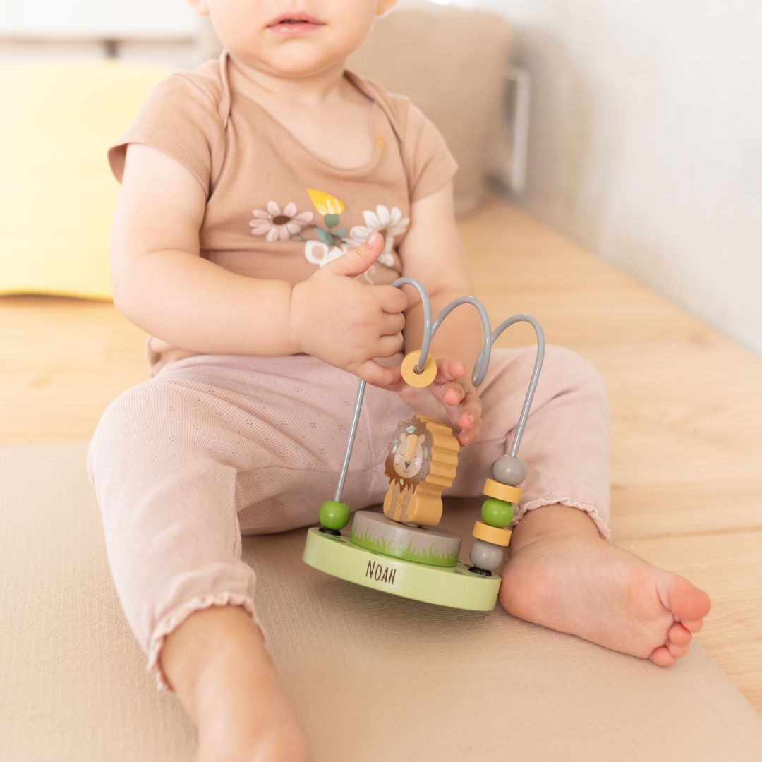 WUNDERWUNSCH Motorikschleife Tier personalisierbar - wunderwunsch