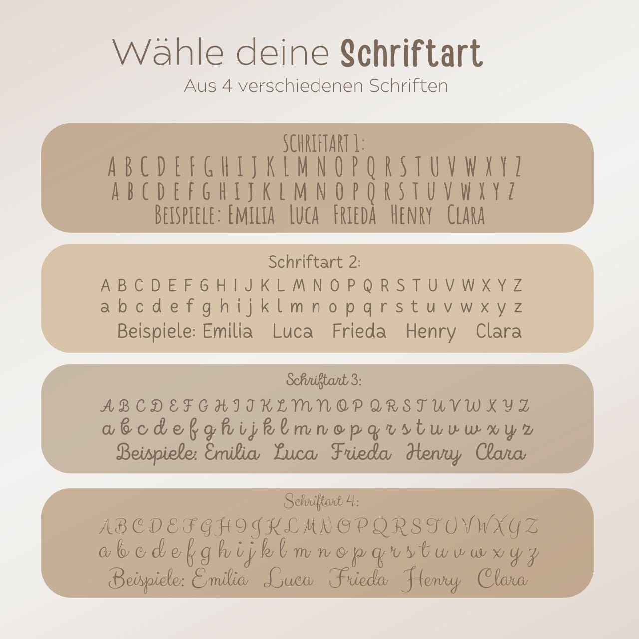 WUNDERWUNSCH Motorikschleife Tier personalisierbar - wunderwunsch