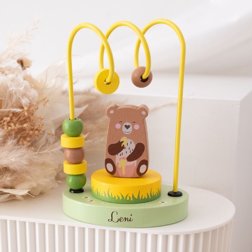 WUNDERWUNSCH Motorikschleife Tier personalisierbar - wunderwunsch