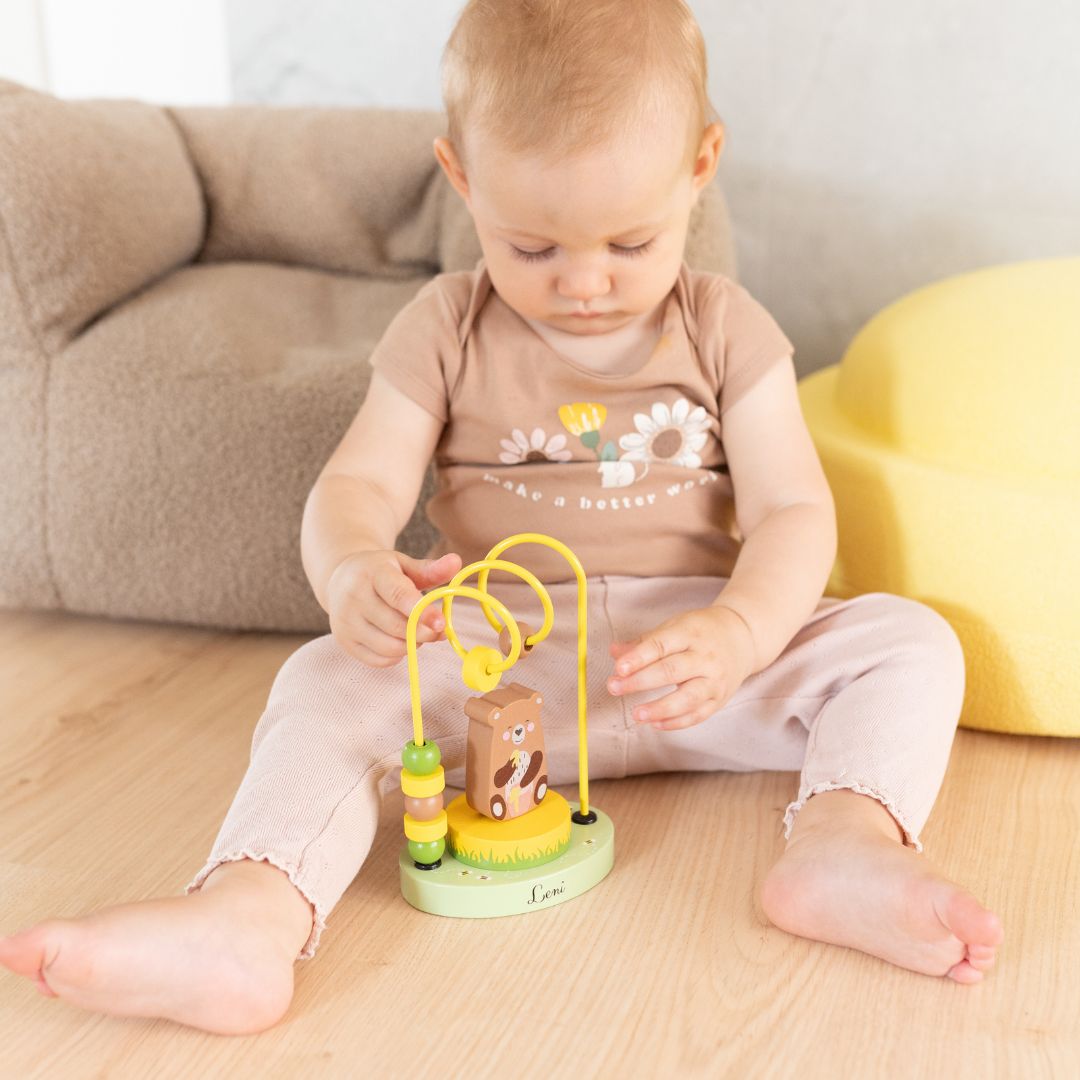 WUNDERWUNSCH Motorikschleife Tier personalisierbar - wunderwunsch