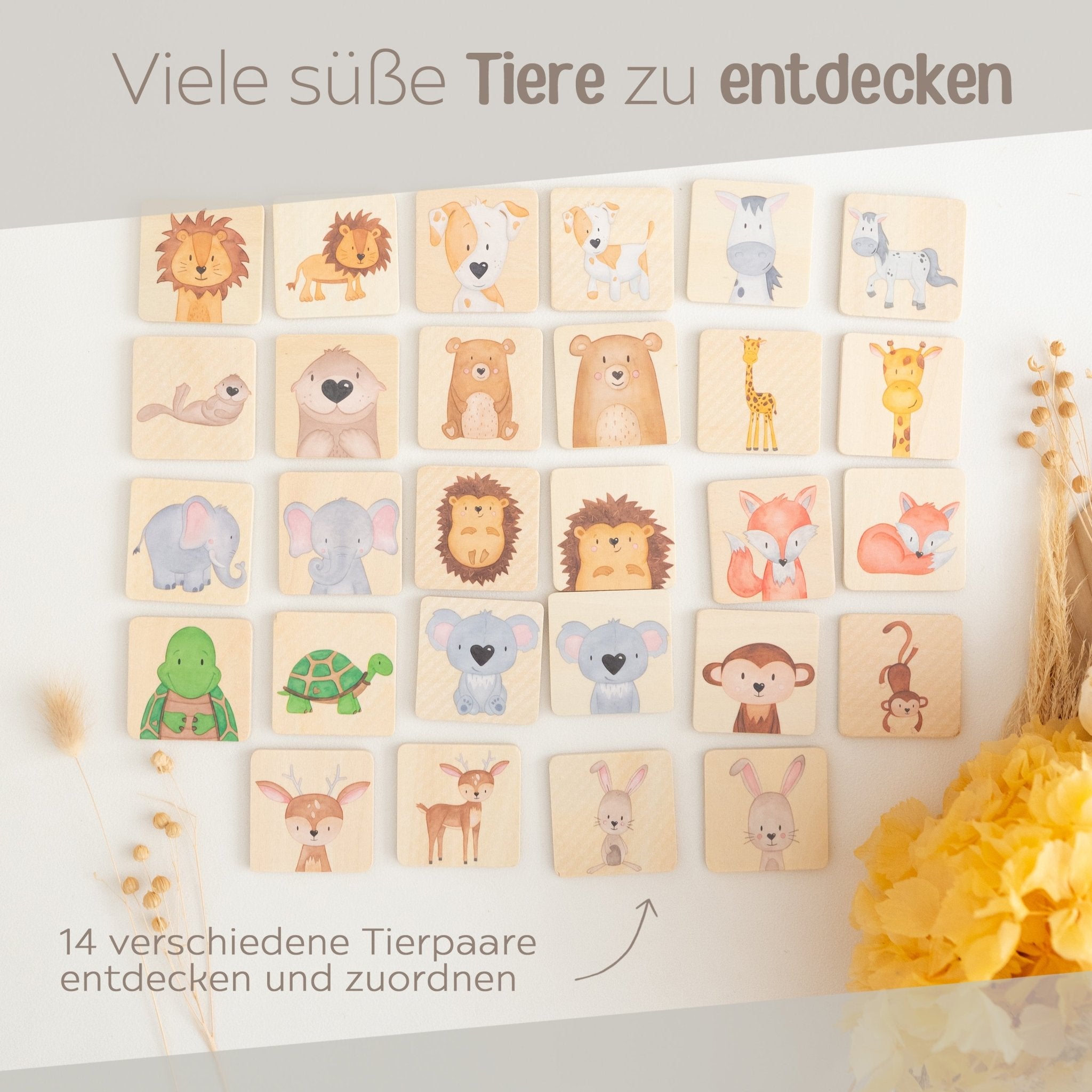 Wunderwunsch x SMALL FOOT Memo Spiel personalisierbar - wunderwunsch