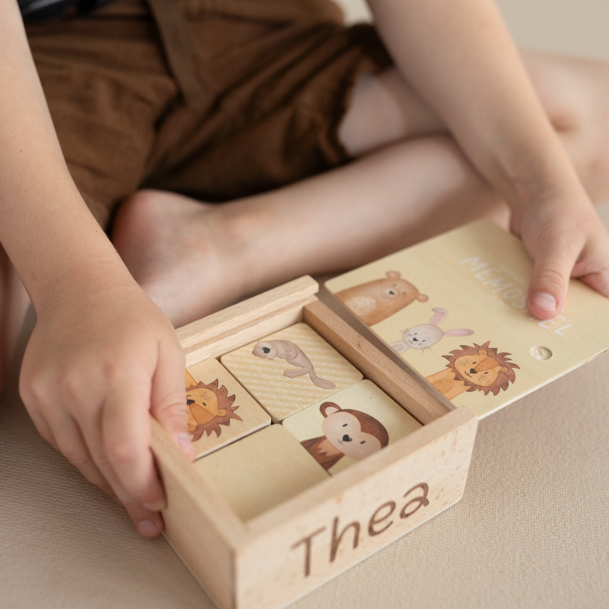 Wunderwunsch x SMALL FOOT Memo Spiel personalisierbar - wunderwunsch