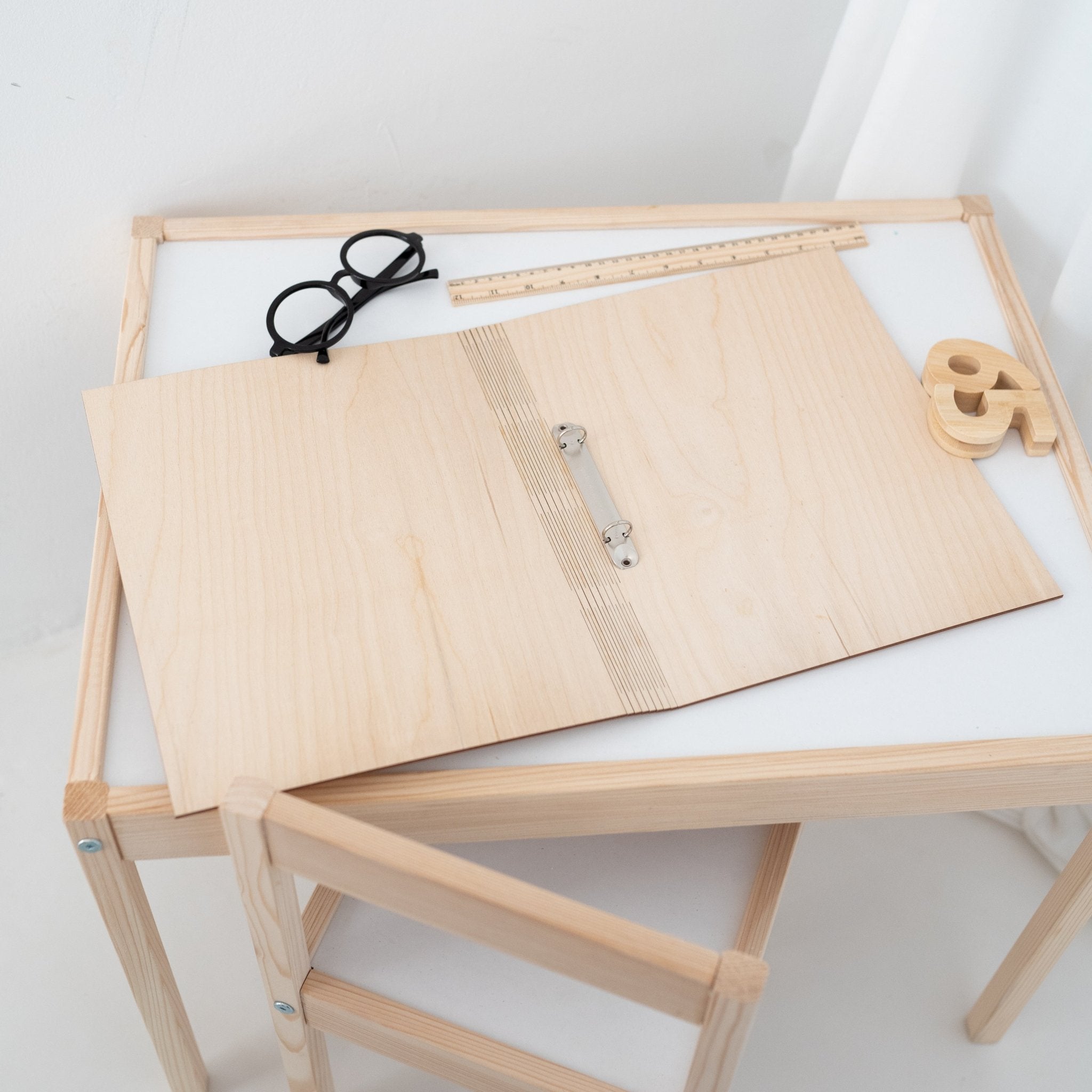 Zeugnismappe Holz personalisiert - Du bist so viel mehr - wunderwunsch