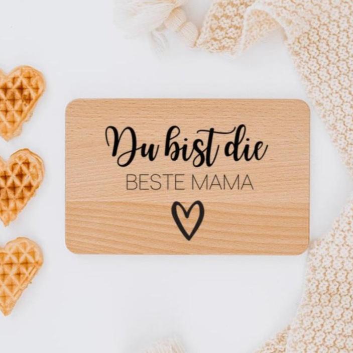 Frühstücksbrett "Beste Mama"