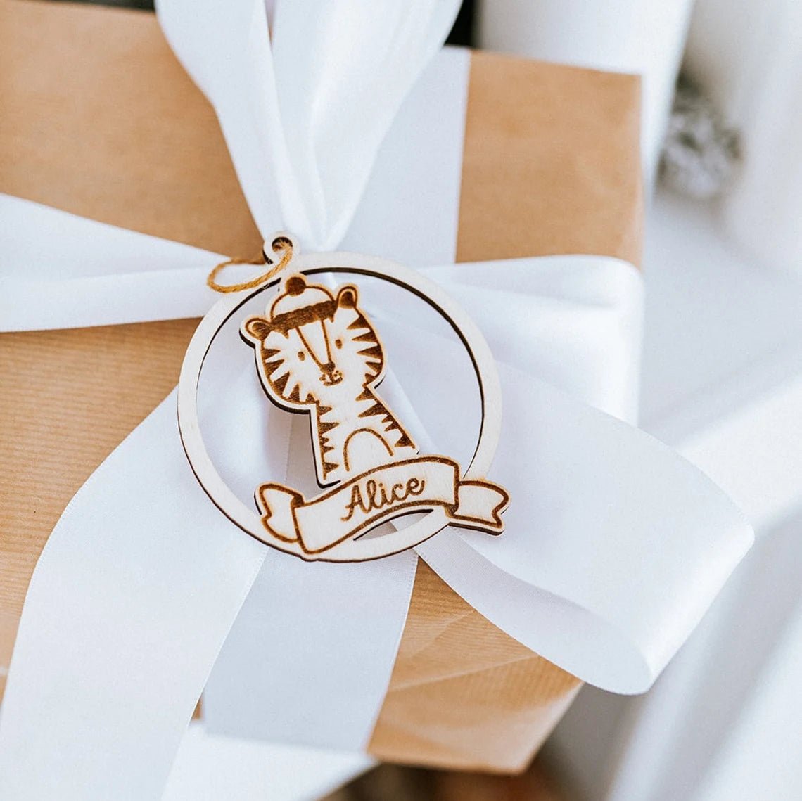GeschenkanhÀnger "Tiere" personalisiert - wunderwunsch
