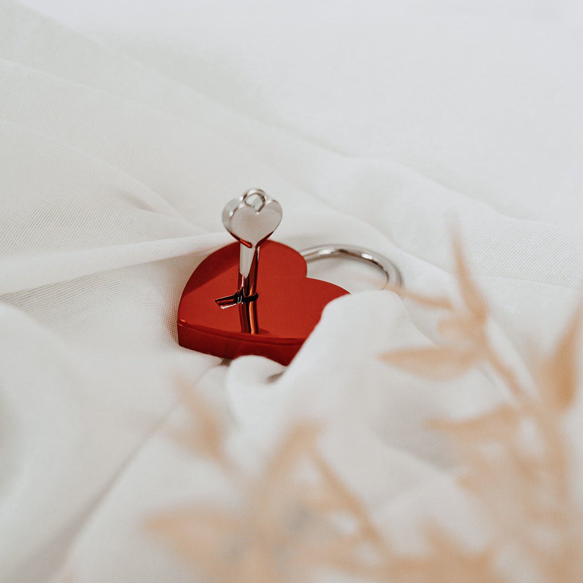 Liebesschloss mit Gravur - wunderwunsch