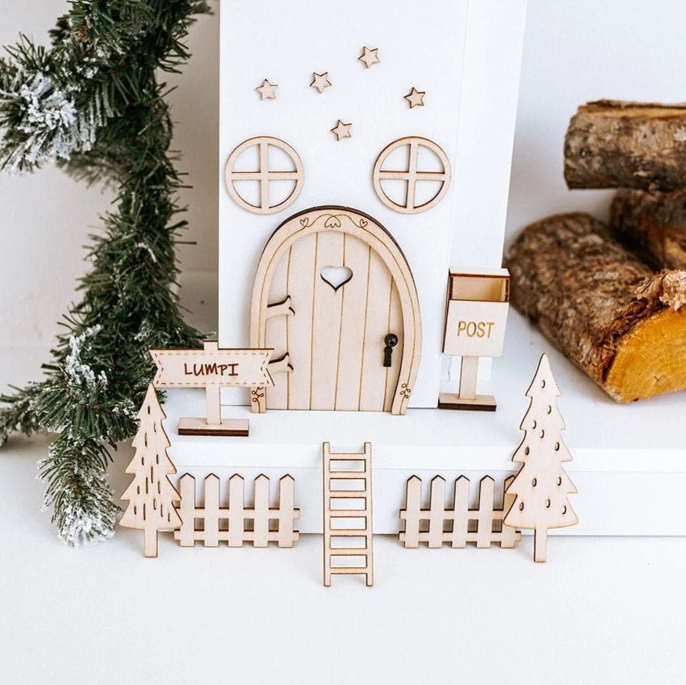 Märchentür - Set rosa, blau & natur - wunderwunsch