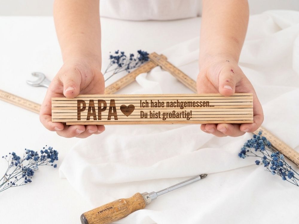 Papa sagt, er braucht nichts. Stimmt das? Geschenkideen zum Vatertag - wunderwunsch