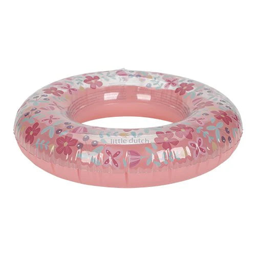 LITTLE DUTCH Schwimmring - Pink Flowers