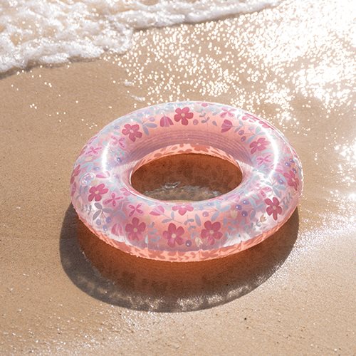 LITTLE DUTCH Schwimmring - Pink Flowers