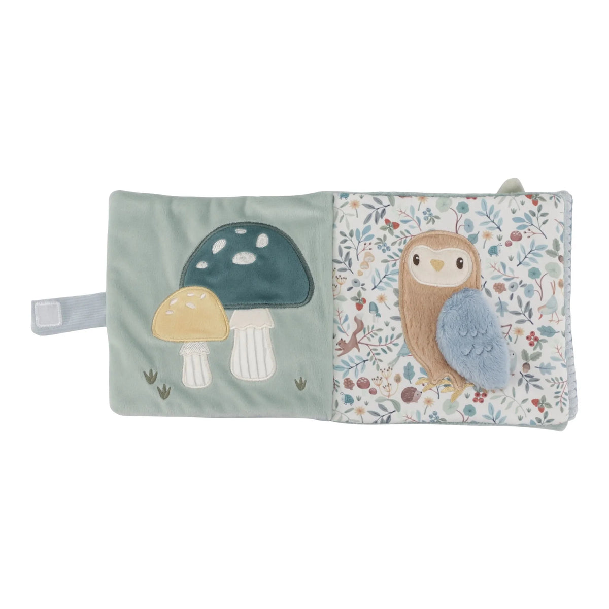 LITTLE DUTCH Stoffbuch - blau - Forest Friends