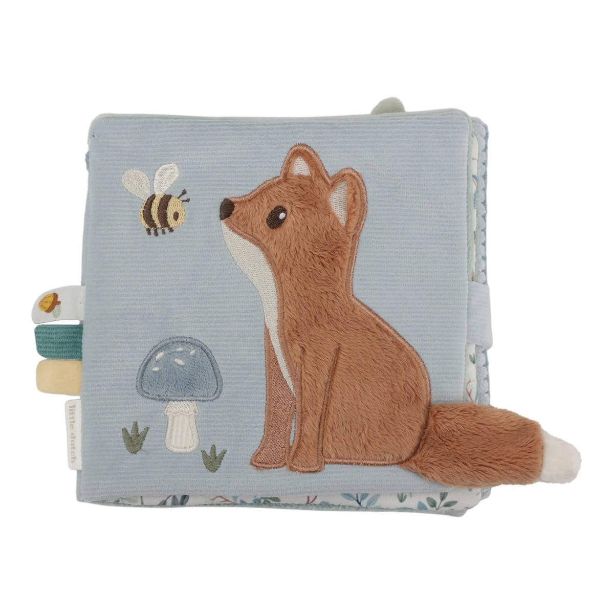 LITTLE DUTCH Stoffbuch - blau - Forest Friends