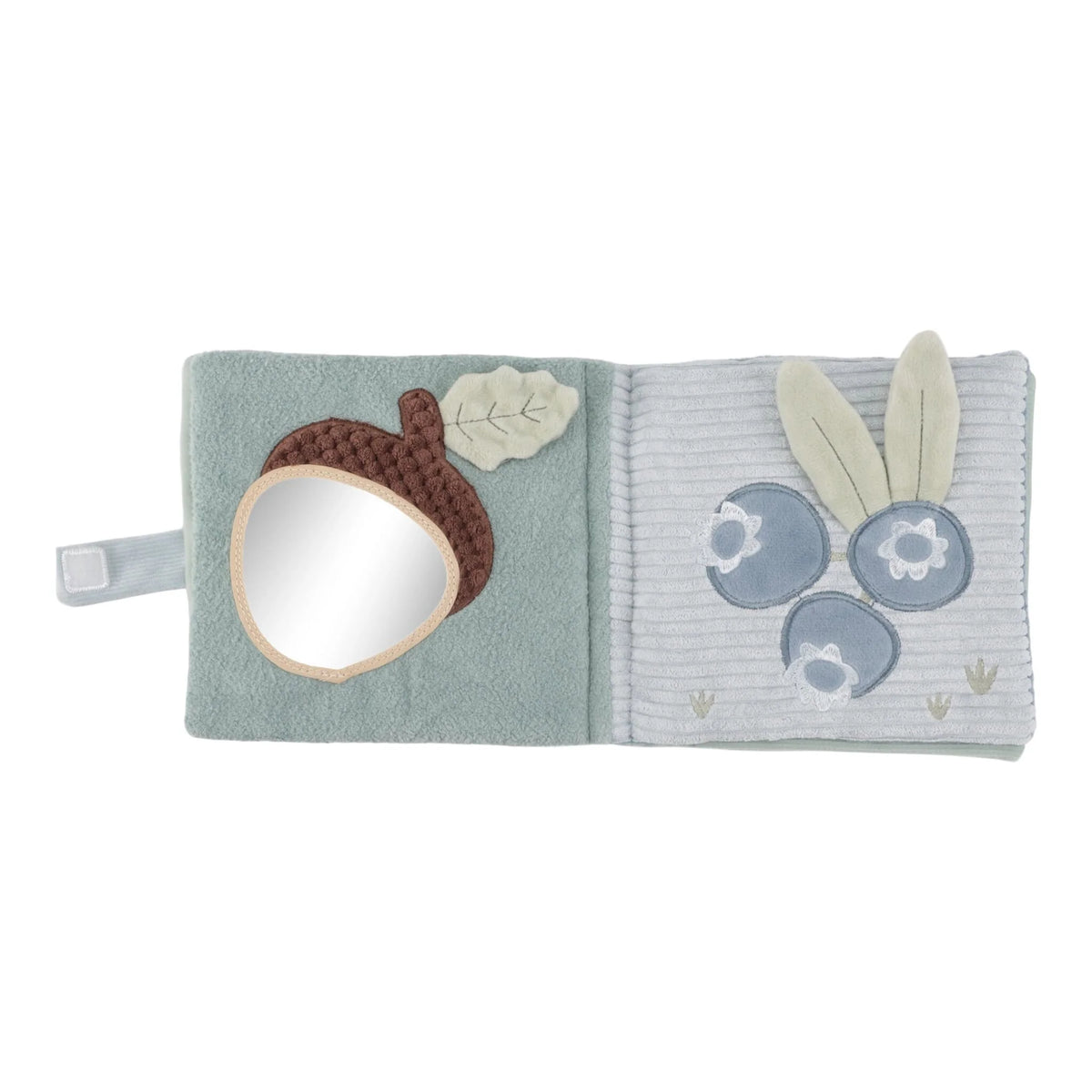LITTLE DUTCH Stoffbuch - blau - Forest Friends