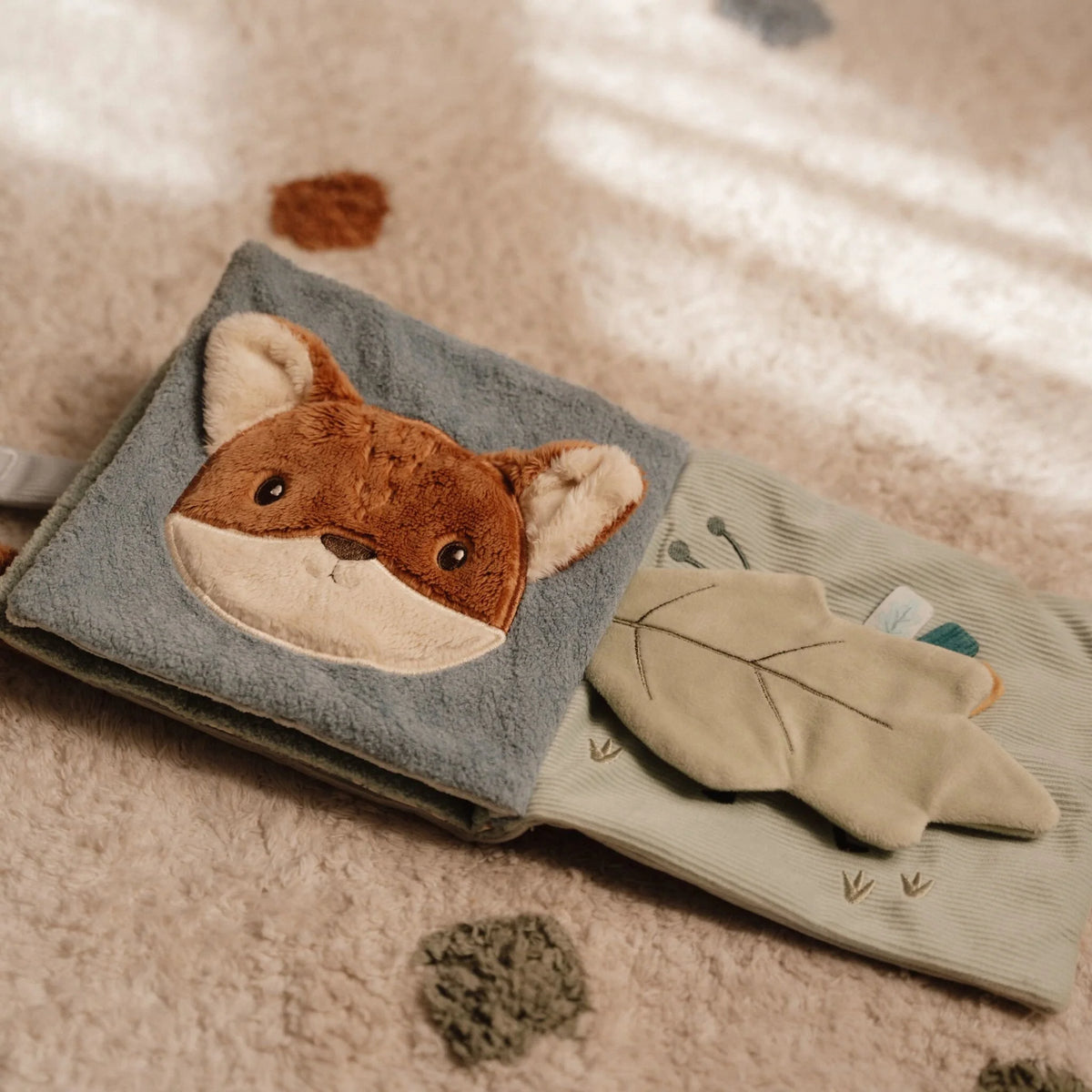 LITTLE DUTCH Stoffbuch - blau - Forest Friends