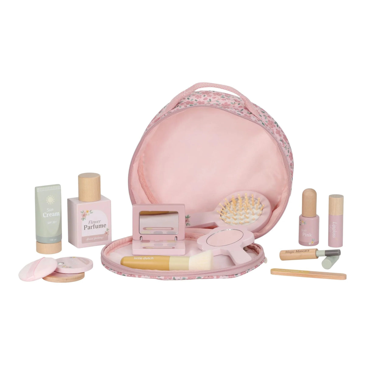 LITTLE DUTCH Holz Make-up-Set - Blumen - Essentials