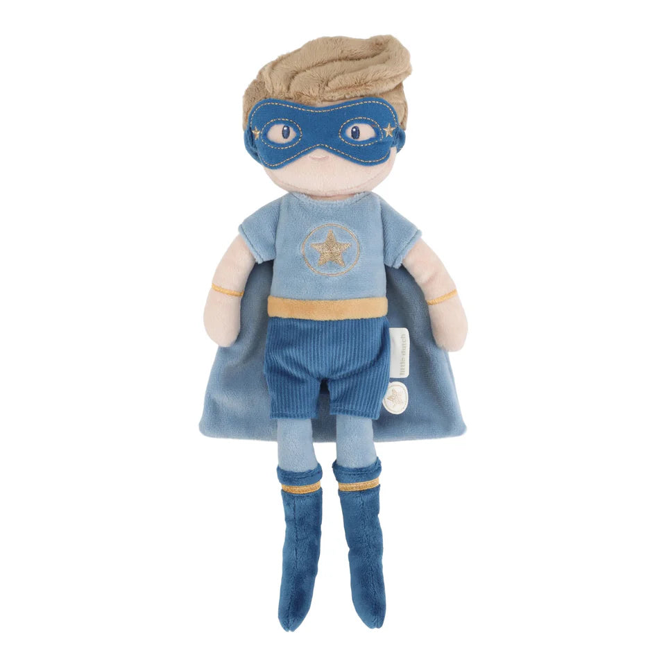 LITTLE DUTCH Kuschelpuppe - Superheld - Jim