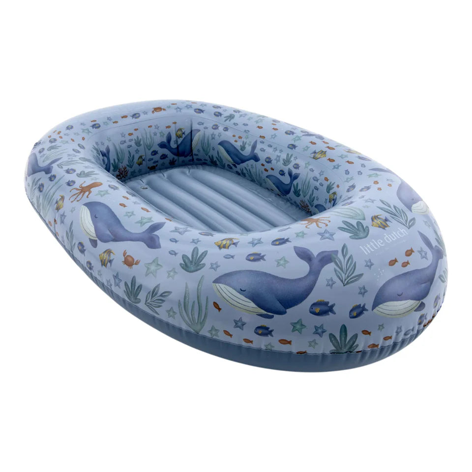 LITTLE DUTCH aufblasbares Boot - Ozean blau