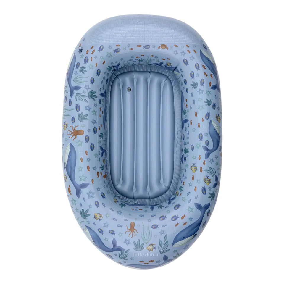 LITTLE DUTCH aufblasbares Boot - Ozean blau