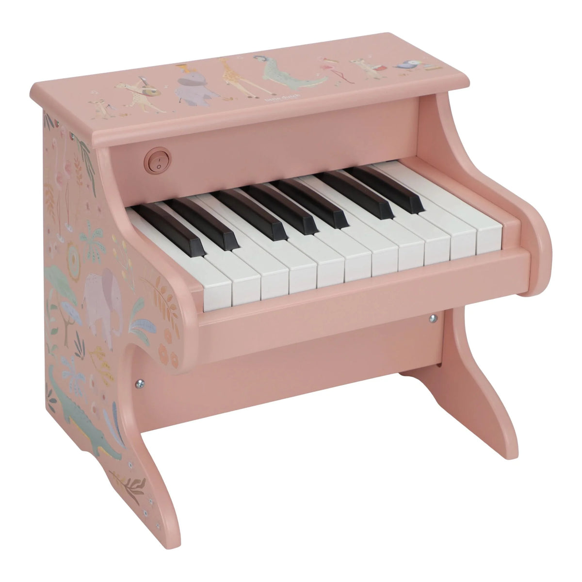 LITTLE DUTCH Holz Klavier - Rosa - Safari Friends