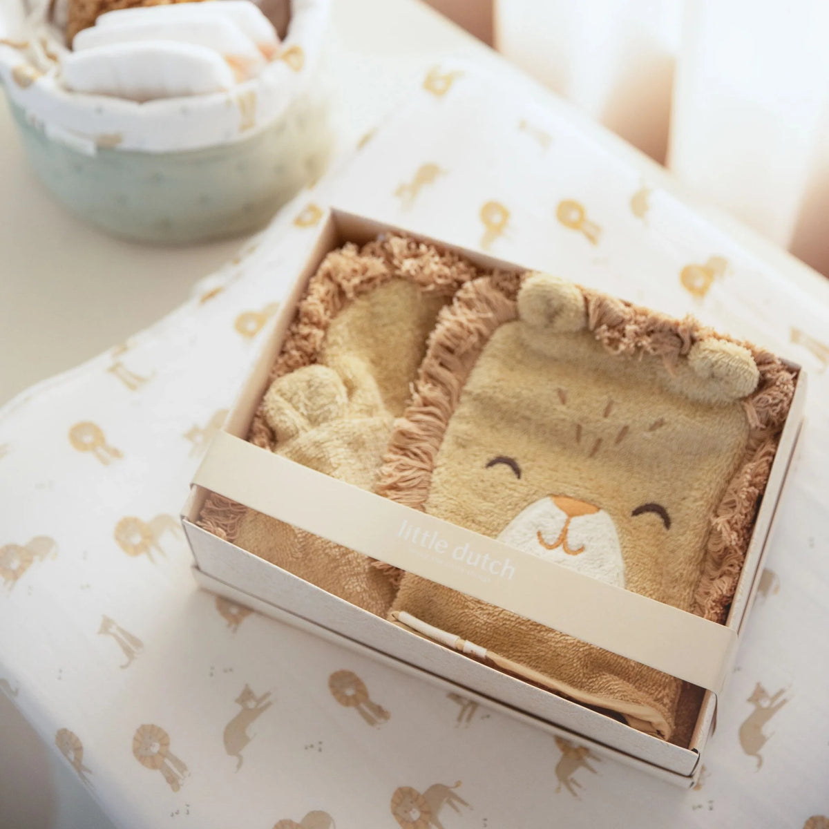 LITTLE DUTCH Geschenkbox Löwe - Gelb