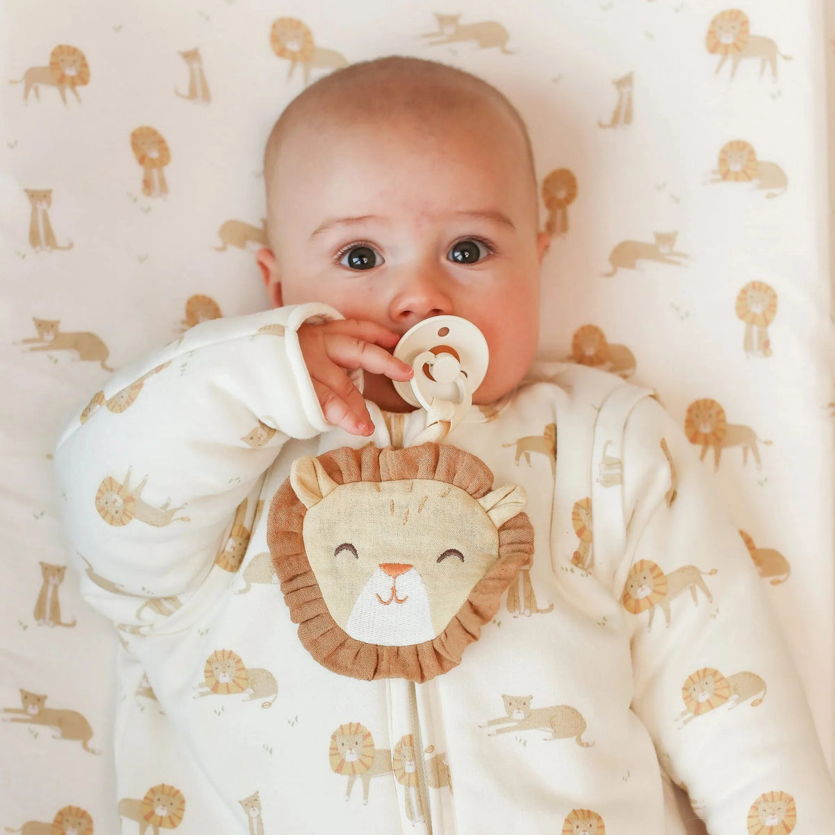 LITTLE DUTCH Schnullertuch - Löwe