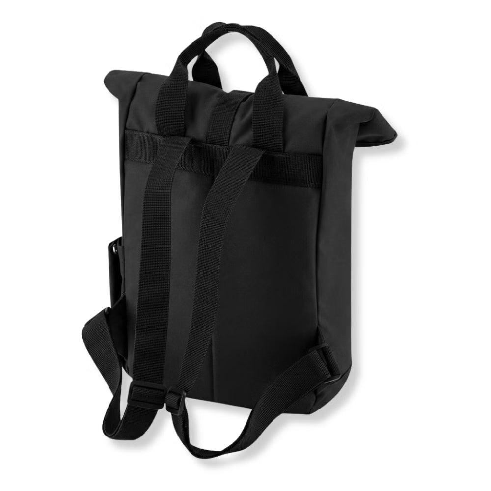 DYNAMO Schwarzer Rucksack Skyline personalisiert