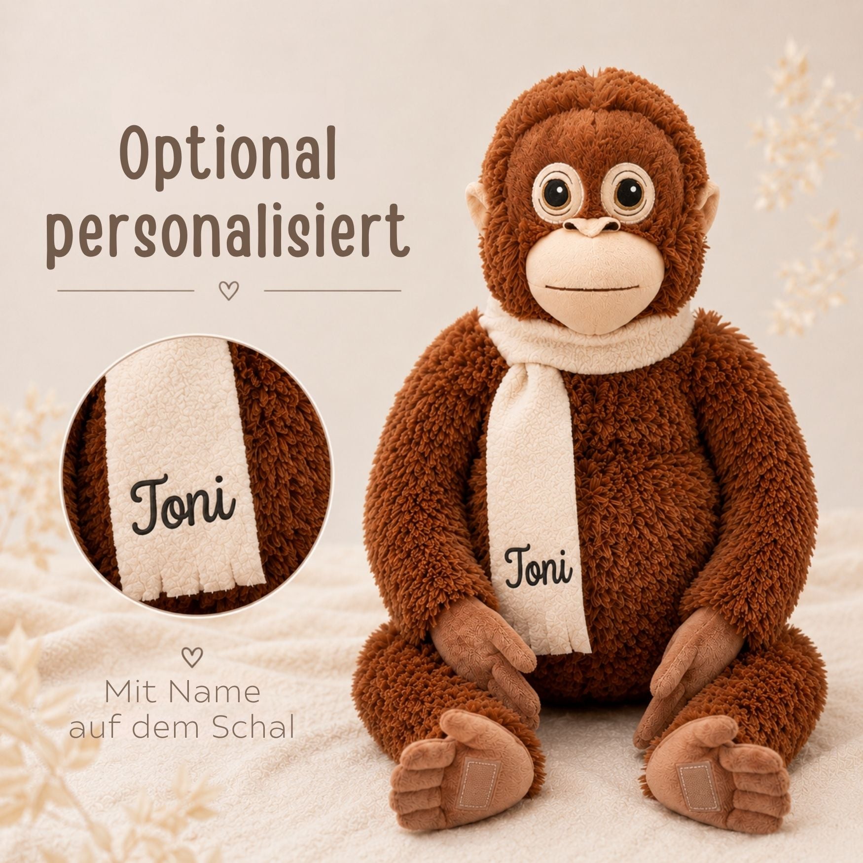 IKEA Kuscheltier personalisiert - Affe