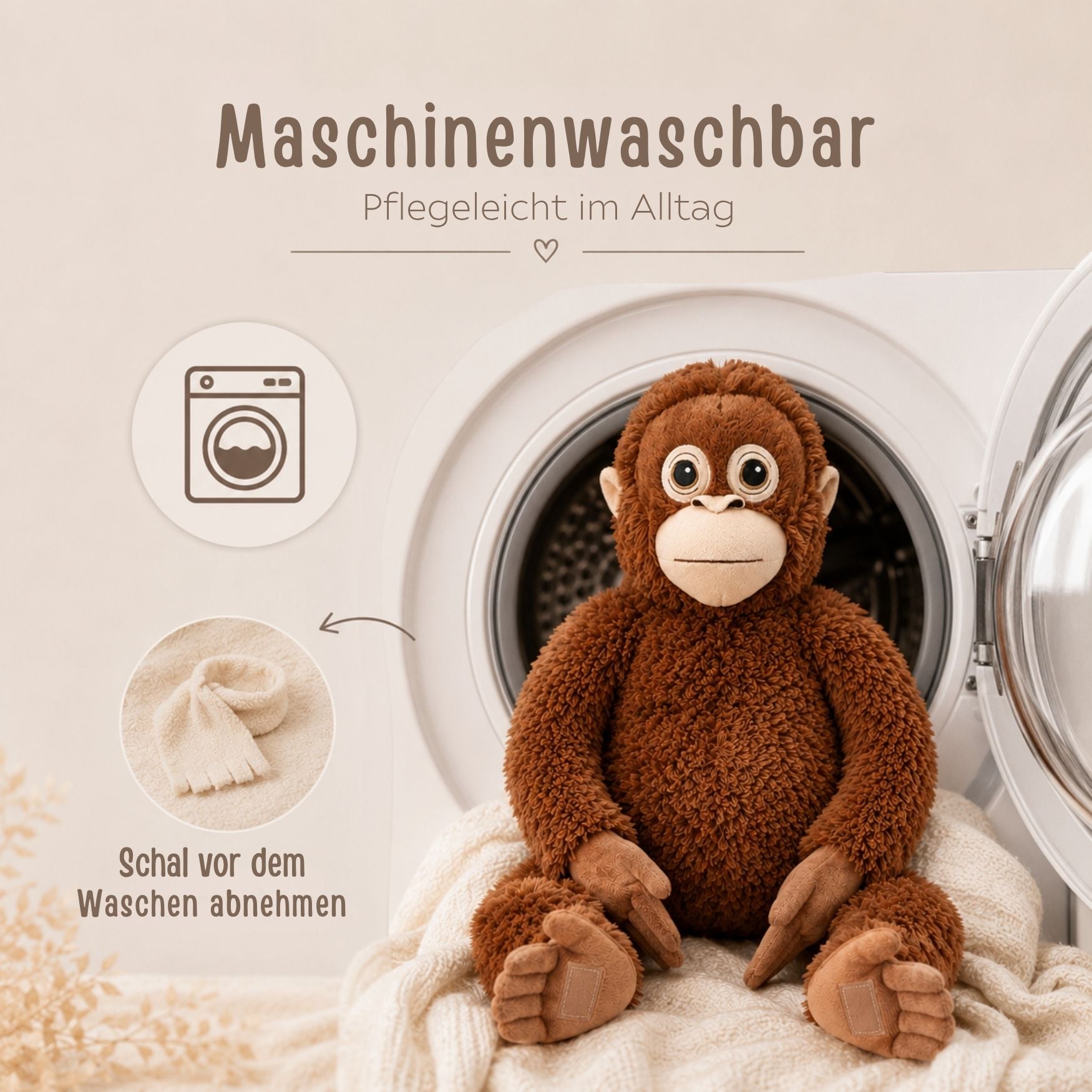 IKEA Kuscheltier personalisiert - Affe