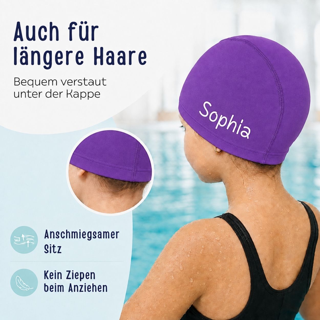 Badekappe Kinder personalisiert