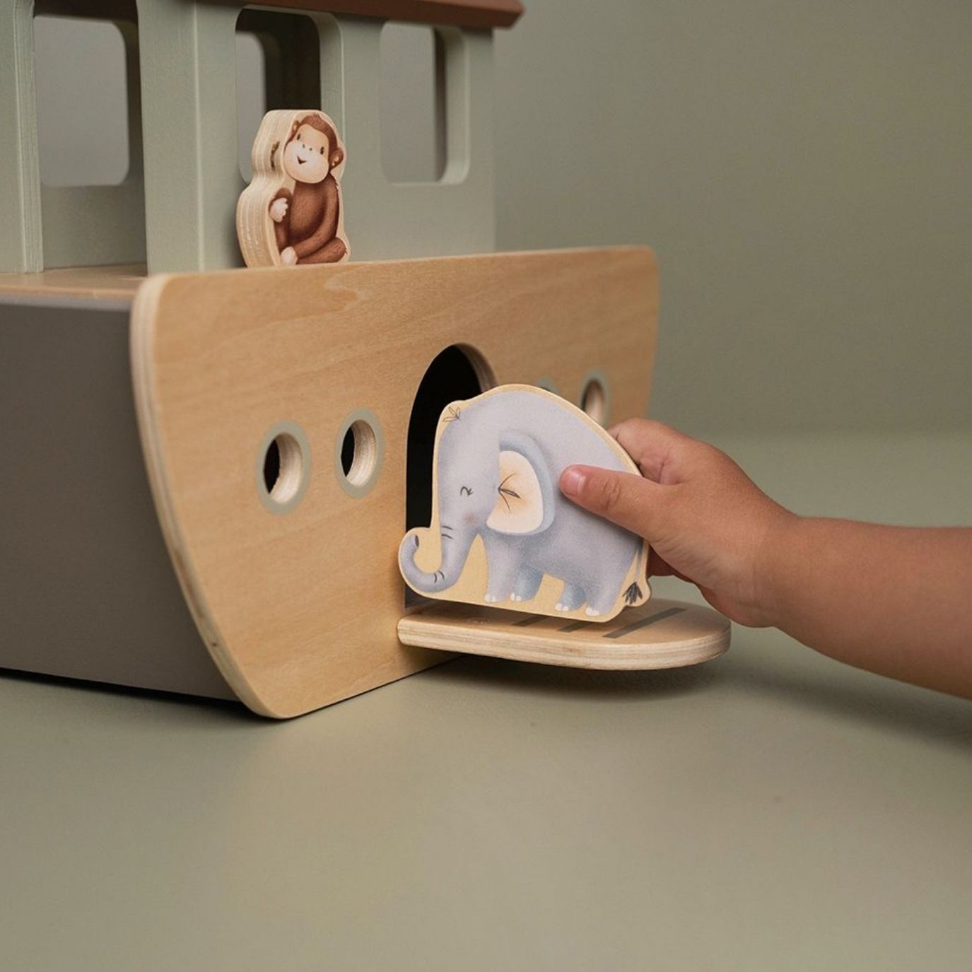 LITTLE DUTCH Holz Spielset Arche Noah