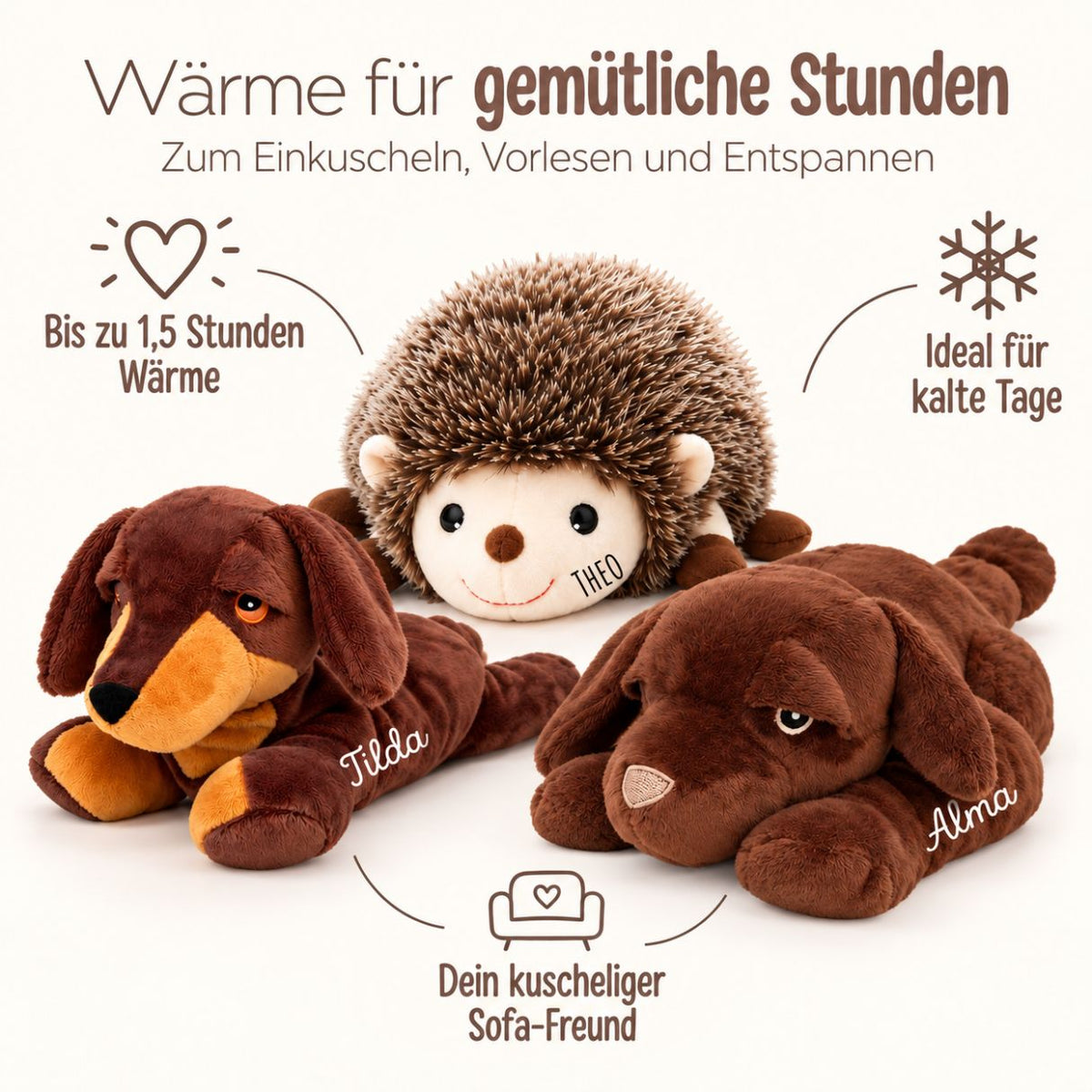 HABIBI PLUSH Wärmetier personalisiert