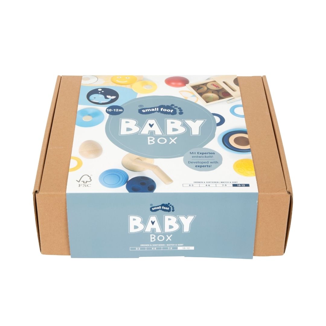 SMALL FOOT Baby-Box - 10 - 12 Monate „Ordnen & Sortieren“