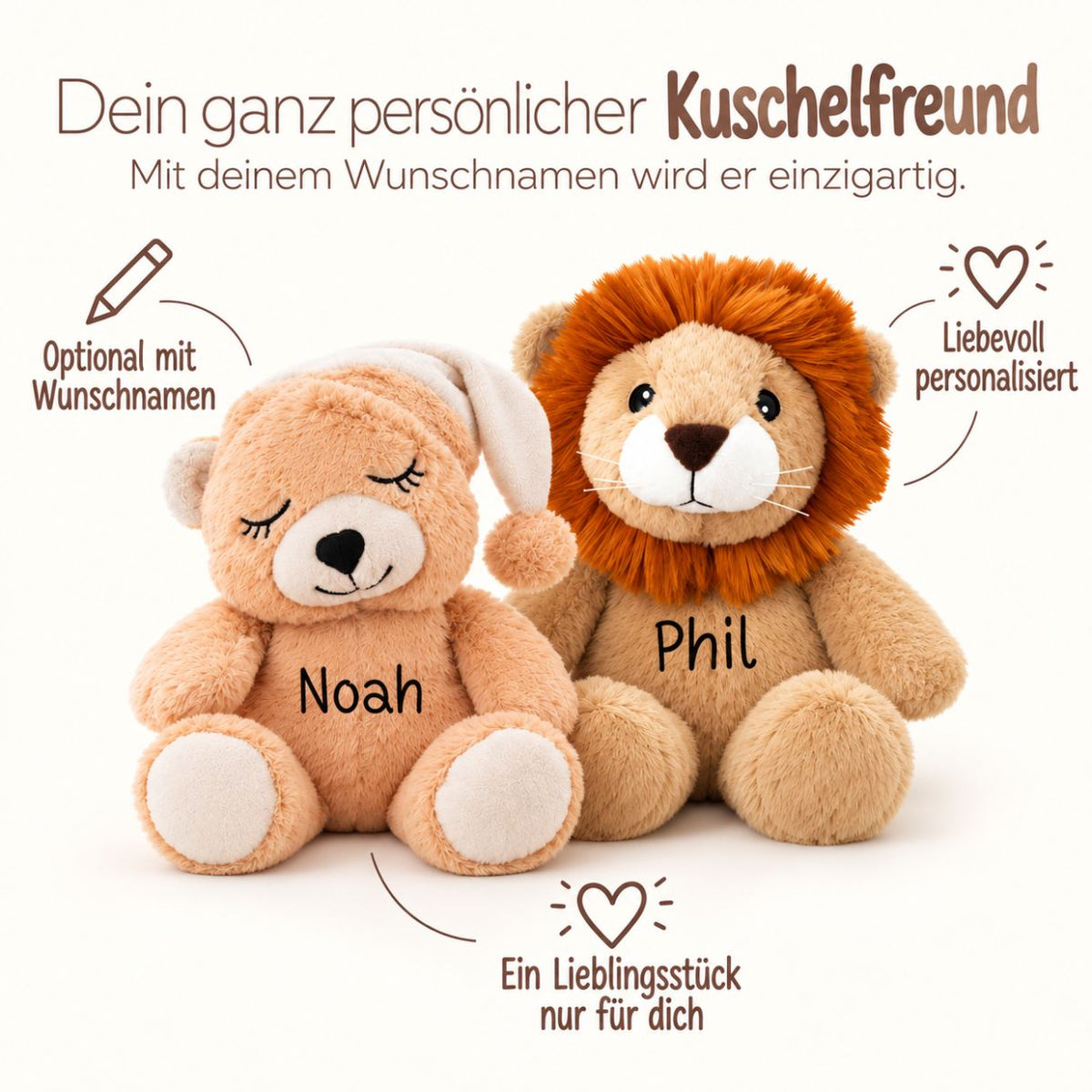 HABIBI PLUSH Wärmetier personalisiert
