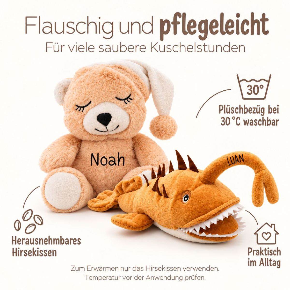 HABIBI PLUSH Wärmetier personalisiert