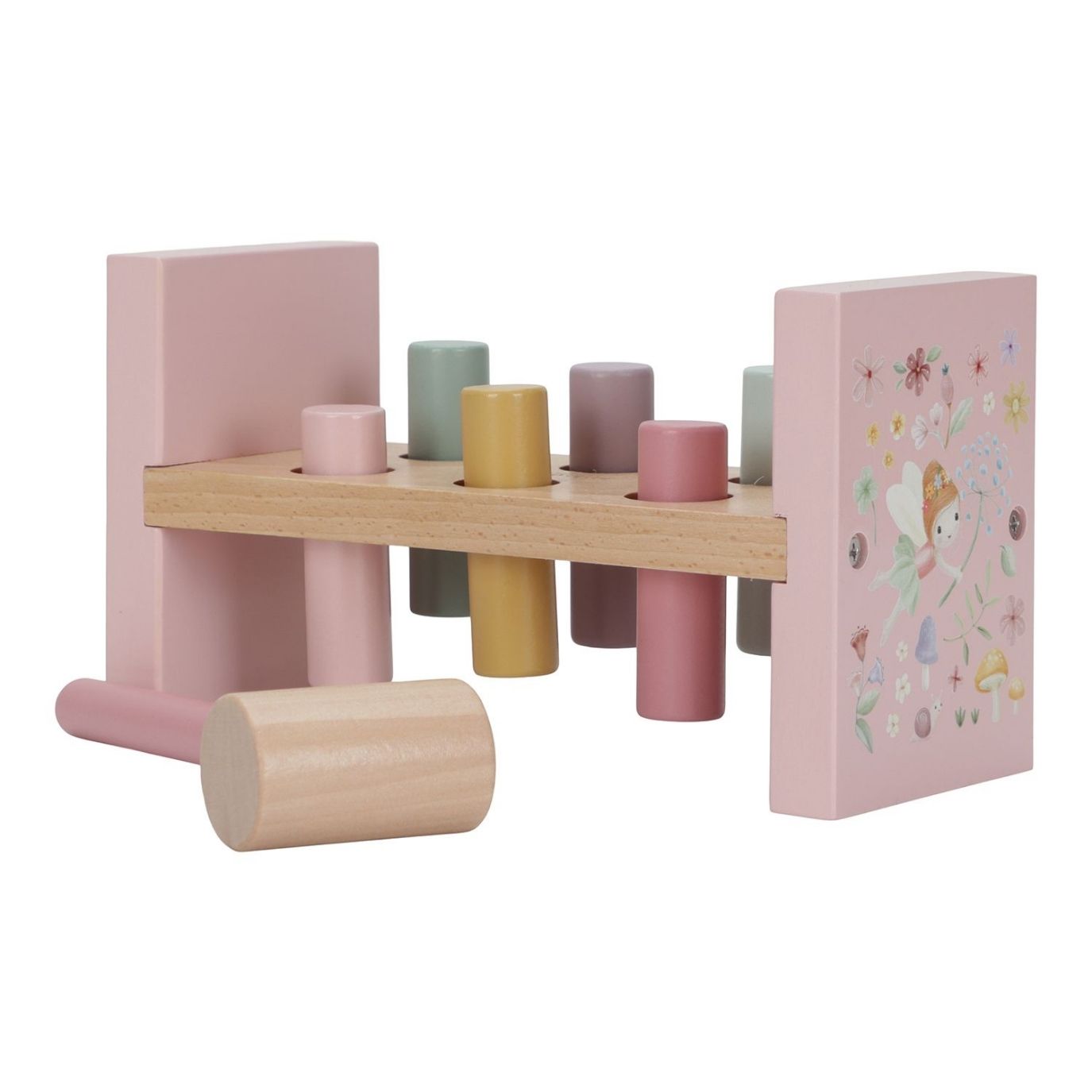 LITTLE DUTCH Holz Hammerbank - Fairy Garden rosa