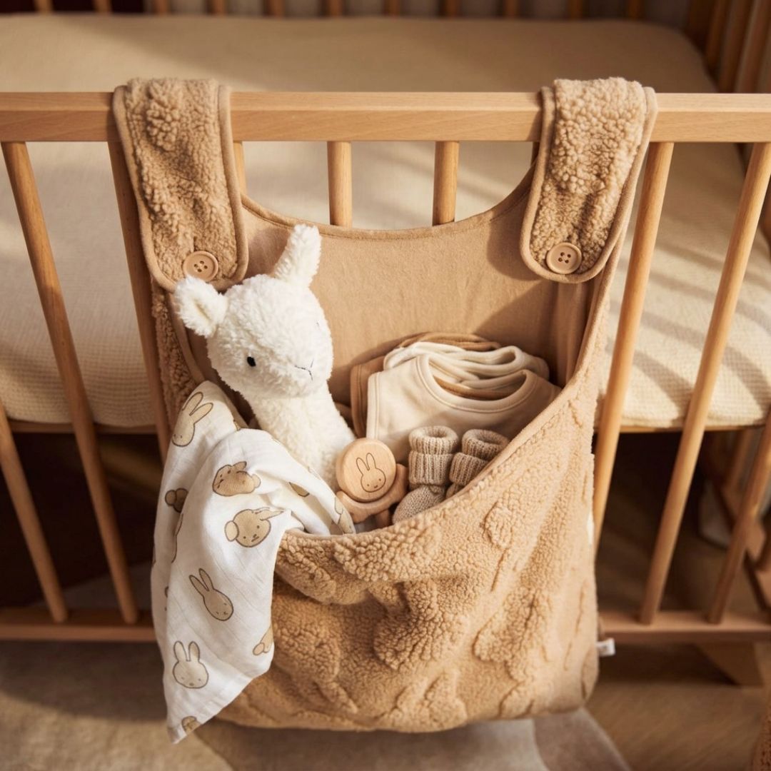 JOLLEIN Bettaufbewahrungstasche - Miffy Braun