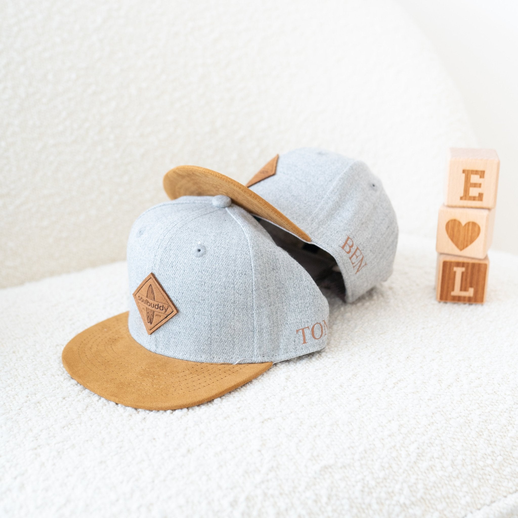 2er Set Caps - Partnerlook - wunderwunsch