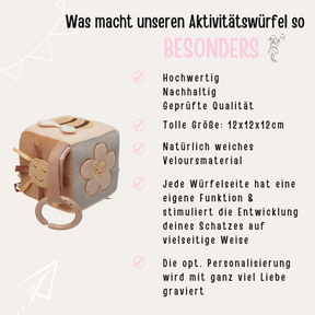 Activity Stoffwürfel Sommer personalisiert