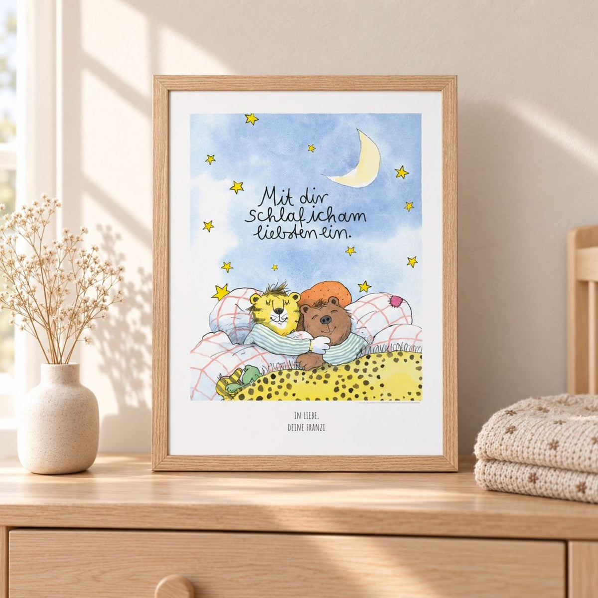 JANOSCH Poster - Schlaf Gut